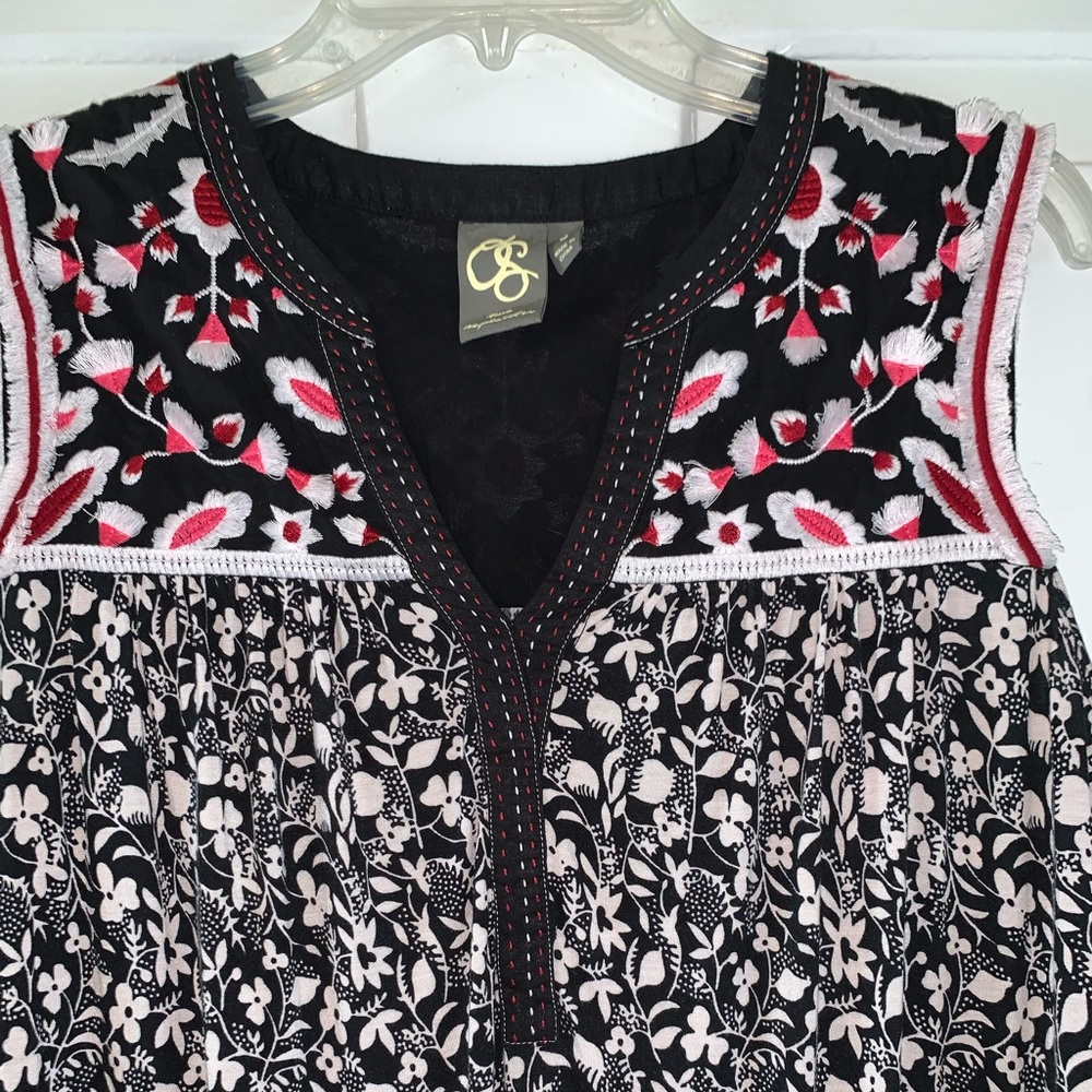 Anthropologie One September Austin Embroidered Top - Picture 5 of 16